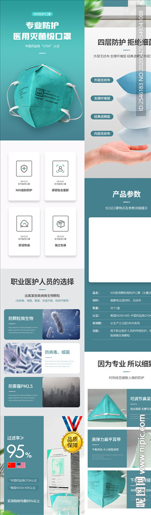 口罩详情页