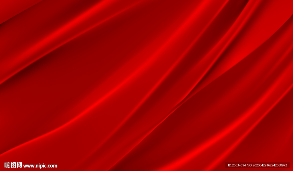 红色丝绸背景
