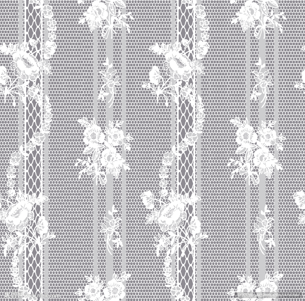 蕾丝花边 水彩画 花纹 边框