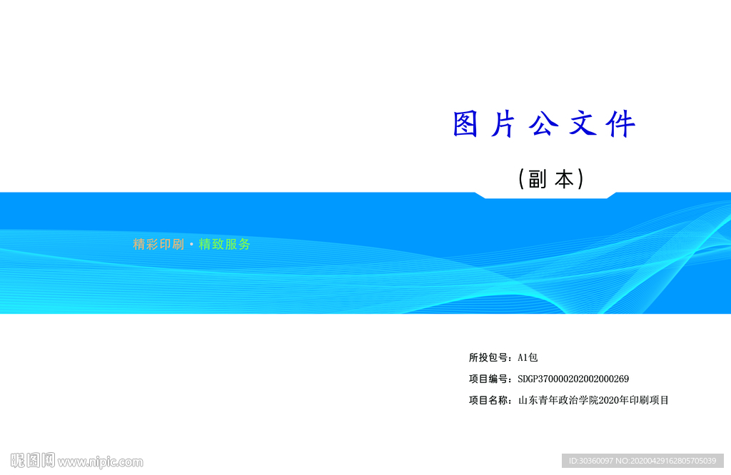 标书封面 材料封面 投标文件