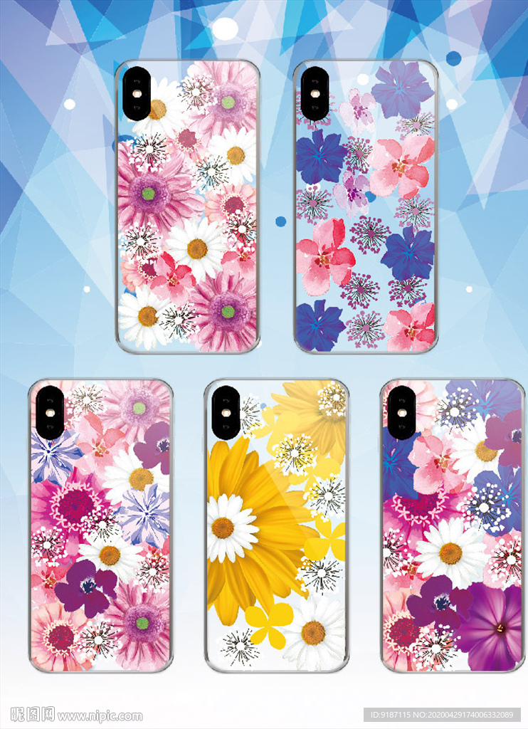 手机壳图案仿生花仿真花