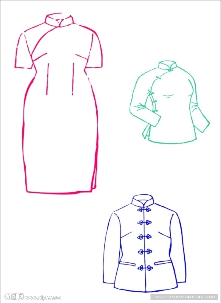 女装旗袍   服饰设计