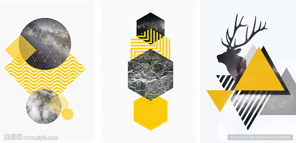 几何图形装饰画