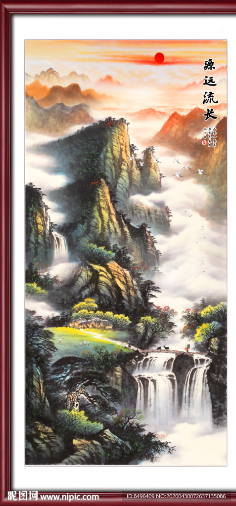 山水画国画山水画