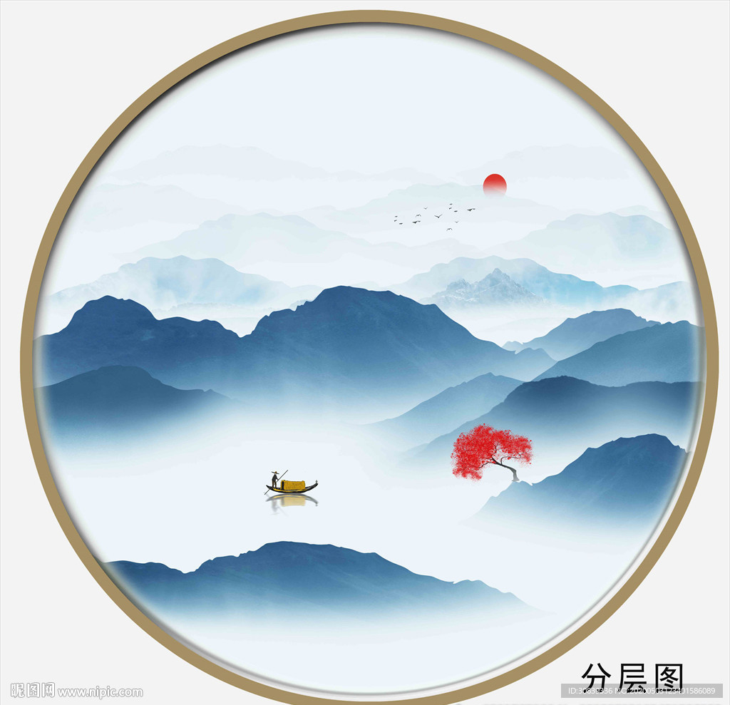 新中式禅意山水