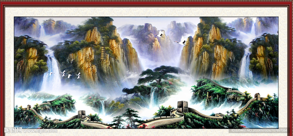 长城国画长城