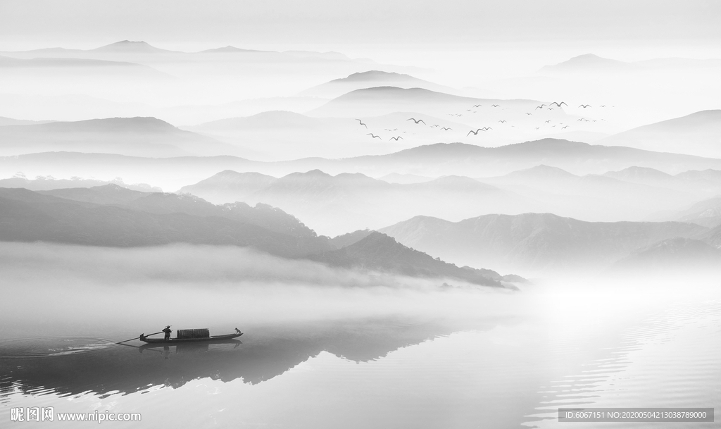 新中式山水画