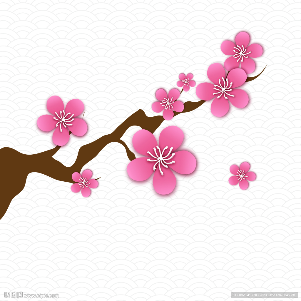 樱花  桃花 树