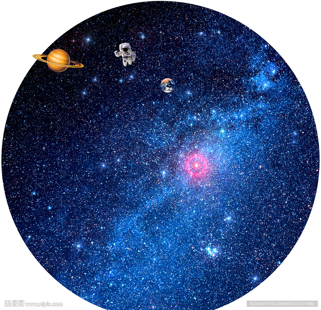圆形星空