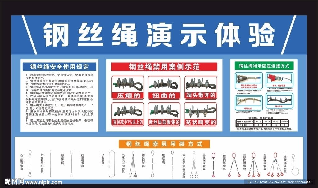 钢丝绳演示体验