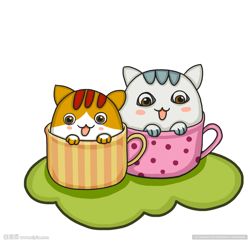 杯中小猫