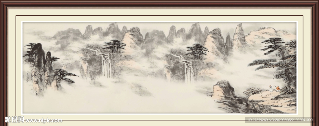 水墨山水画