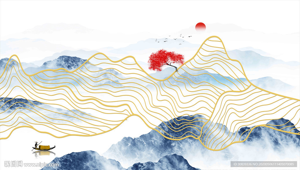 线条山 金线山