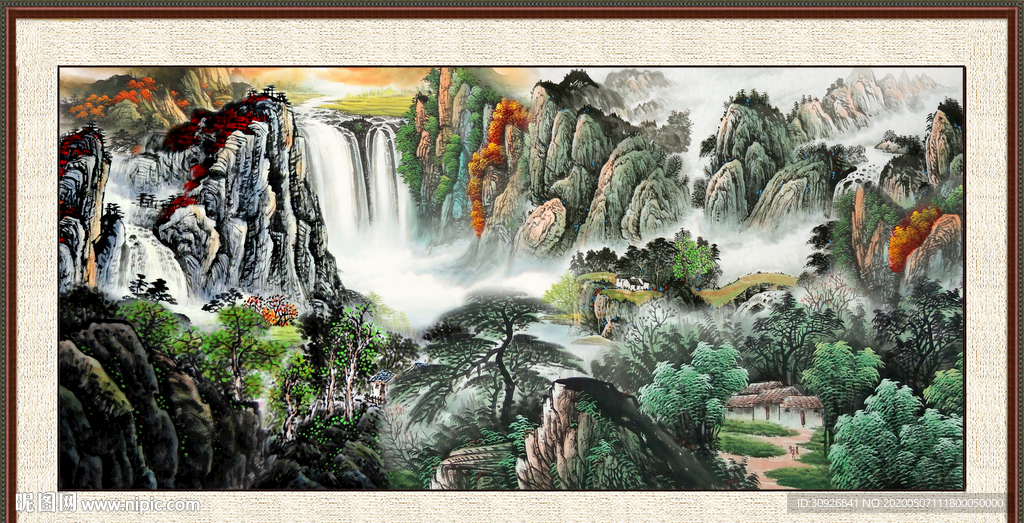 国画山水