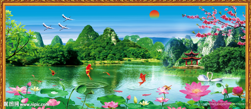 山水风景画