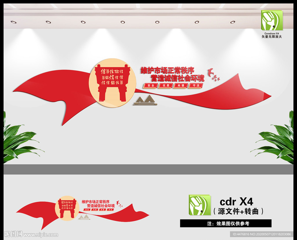 市场检查文化墙