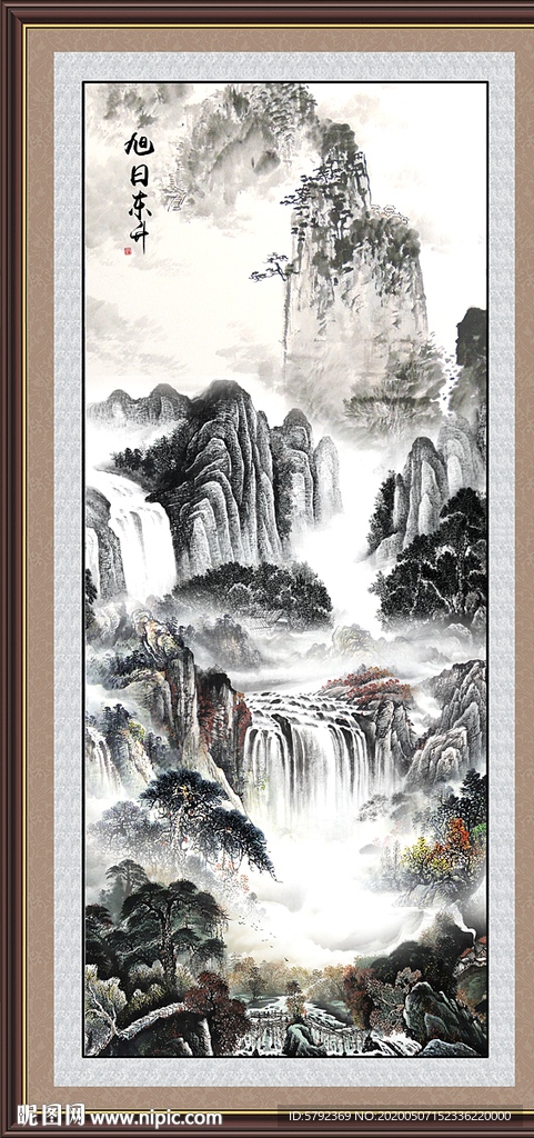 山水画国画山水画