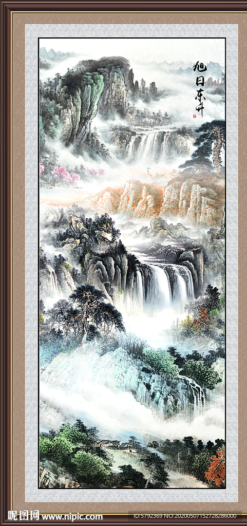 山水画国画山水画