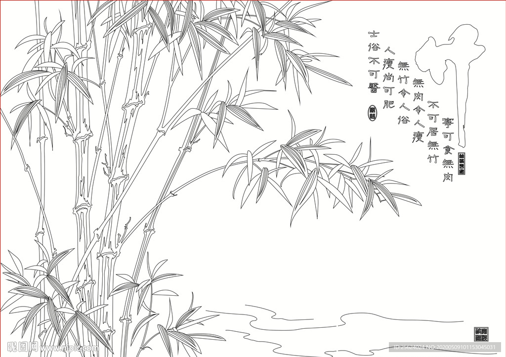 竹子 富贵竹 竹报平安