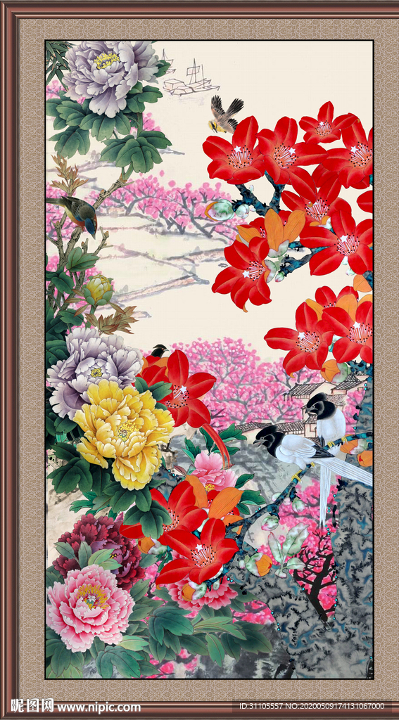 国画牡丹