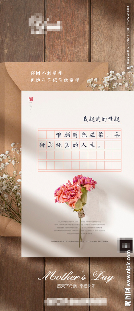 母亲节 地产 微信 节气 海报