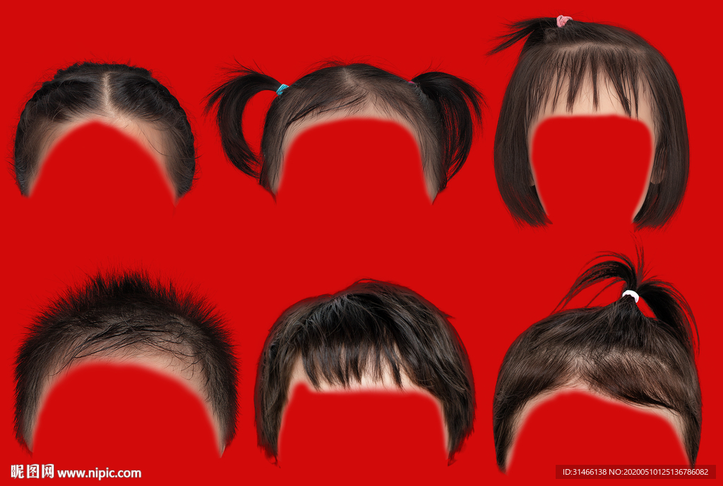 儿童证件照发型儿童发型