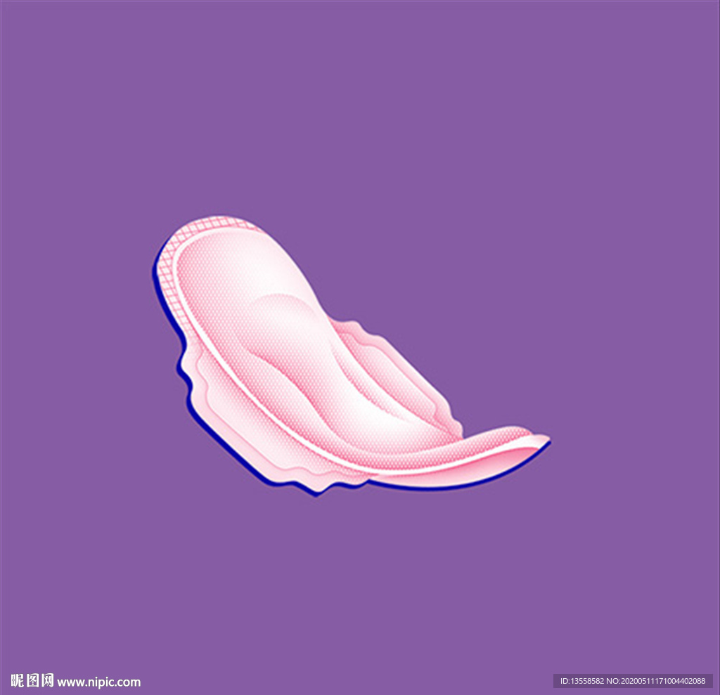 卫生巾素材效果图片