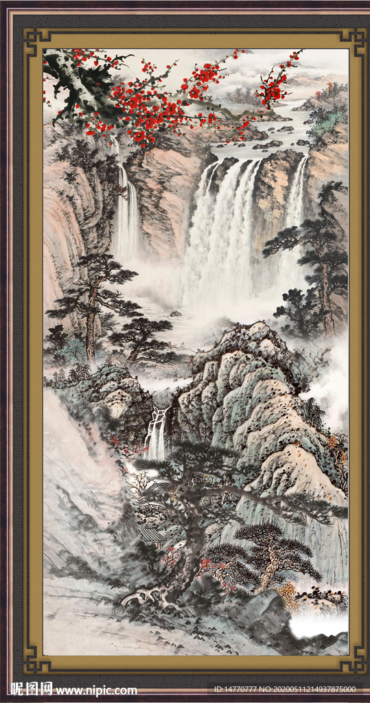 国画梅花