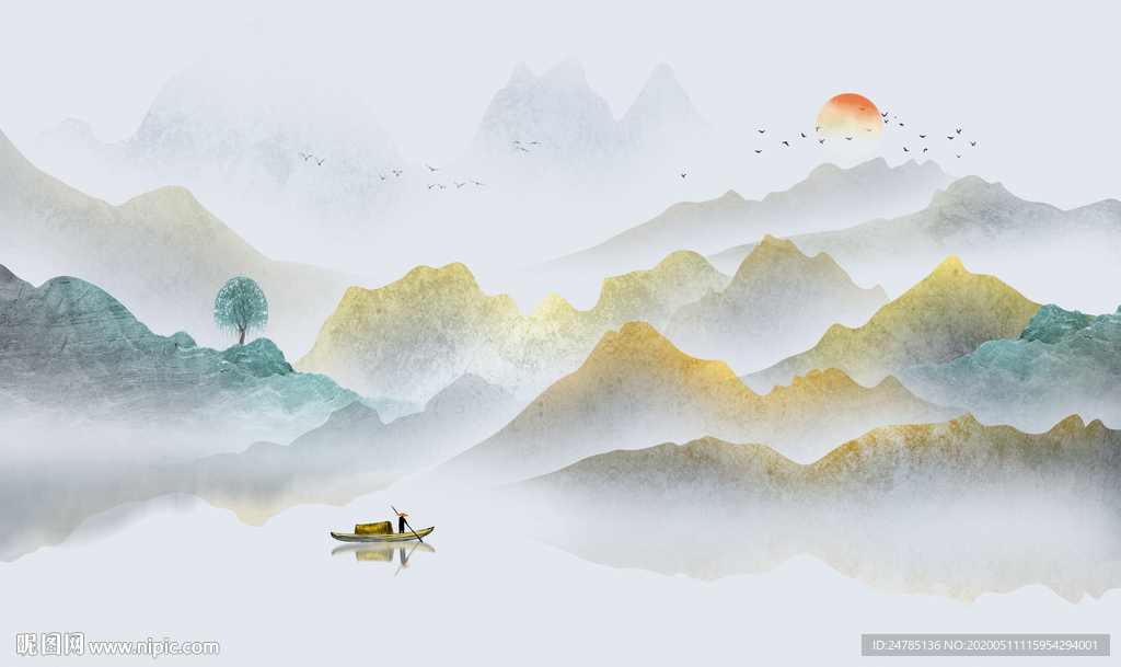 山水画