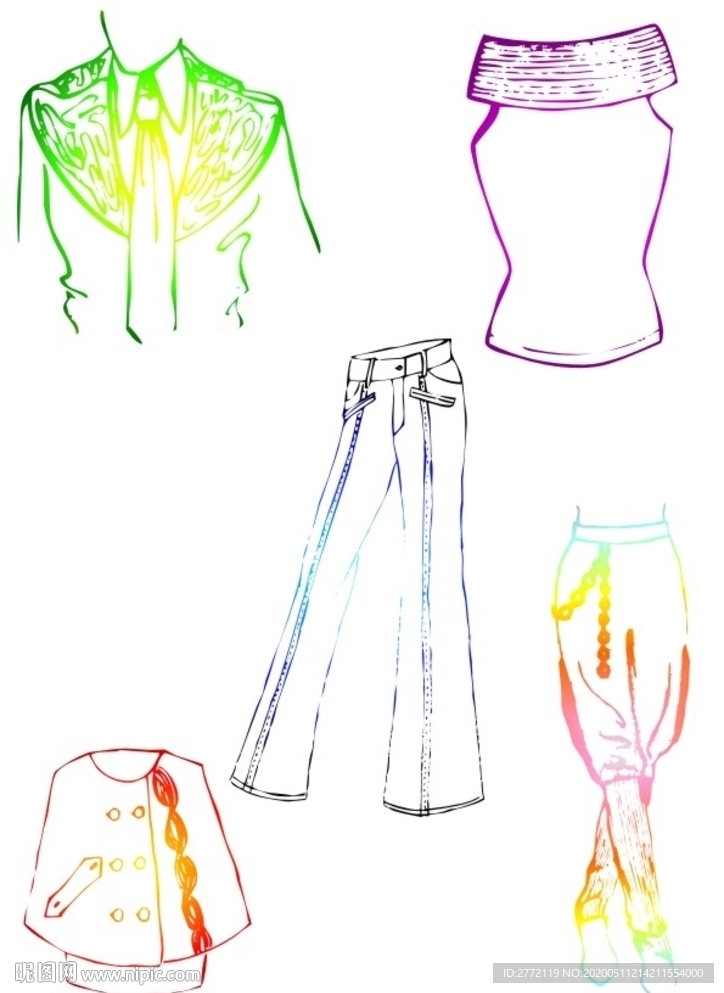 时尚花式  服装服饰