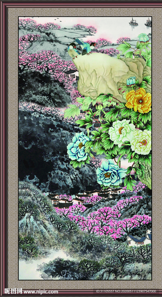 国画牡丹
