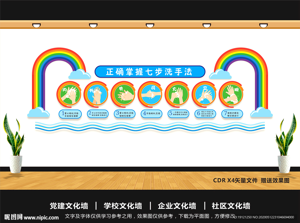 幼儿园七步洗手法