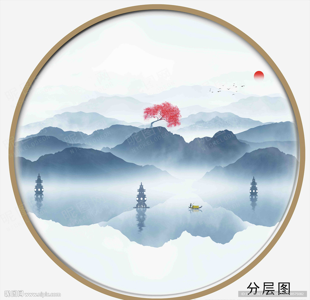 意境山水画