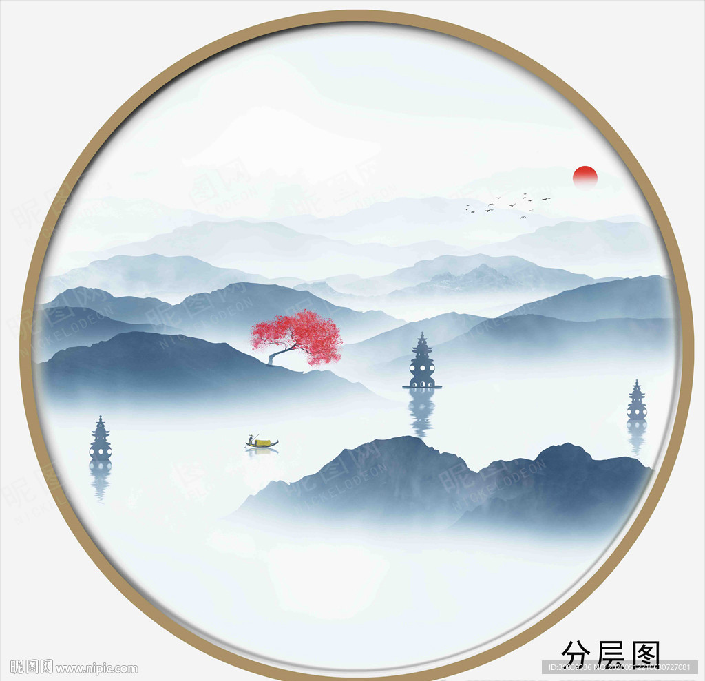 意境山水画