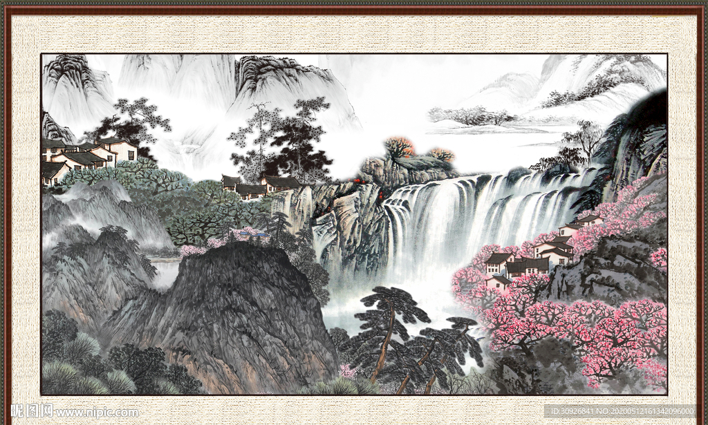 巨幅山水画
