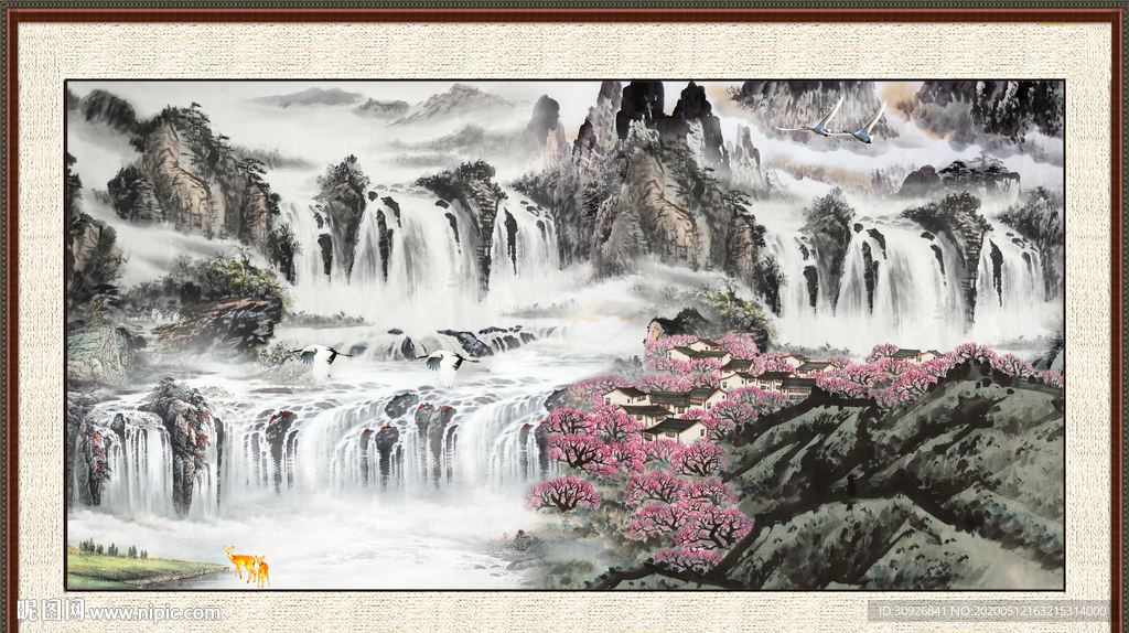 巨幅山水画