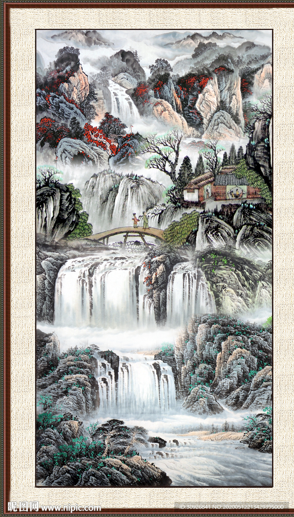 巨幅山水画