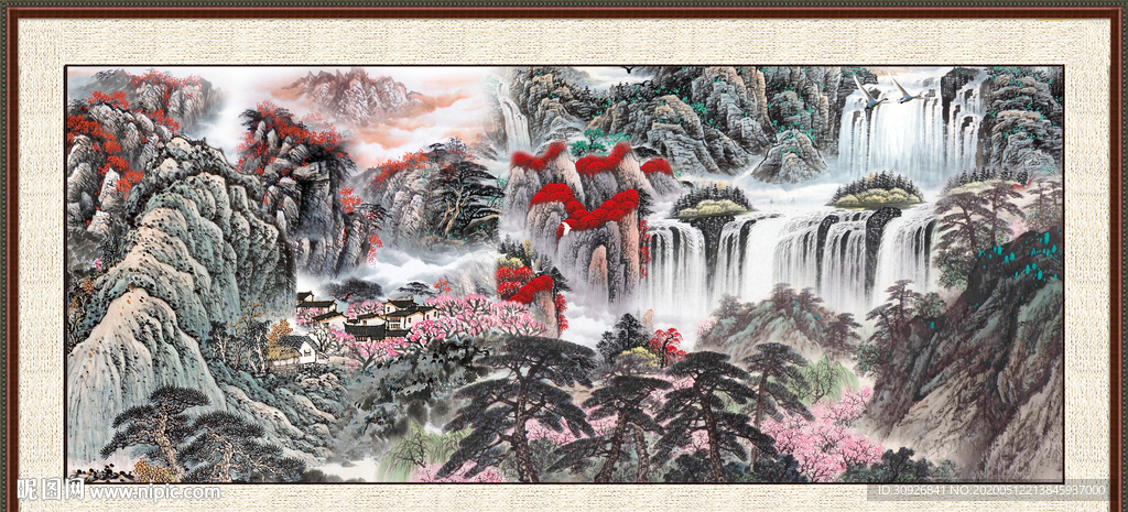 国画山水