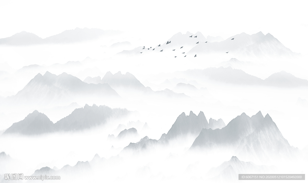 新中式山水画