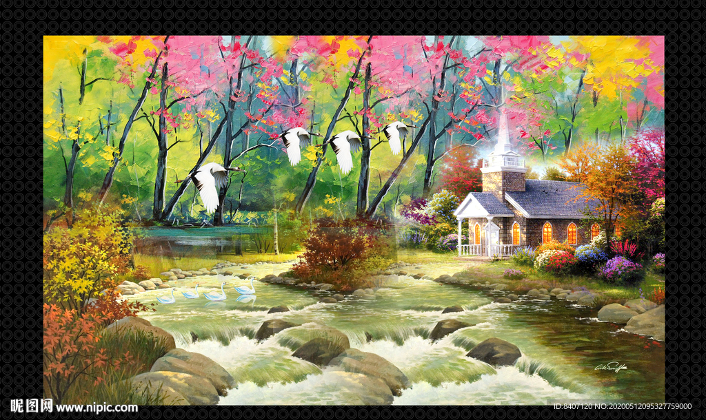 风景油画