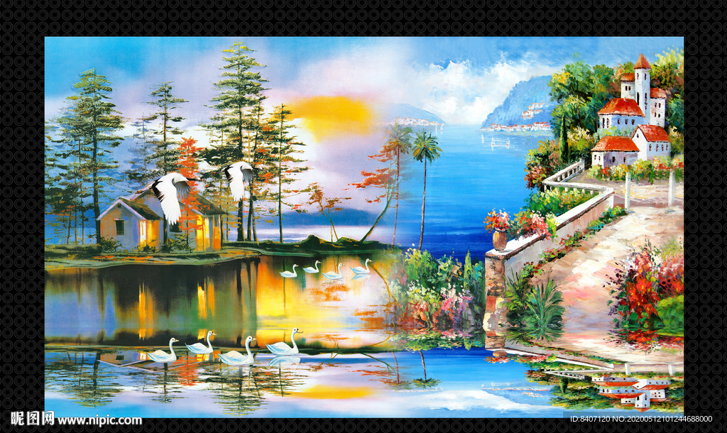 风景油画
