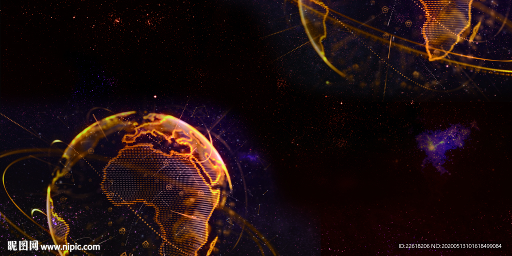 黑金光速科技展板