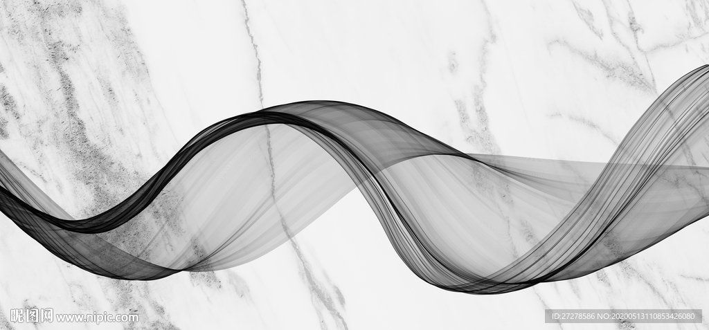 现代简约轻奢烟雾大理石背景墙