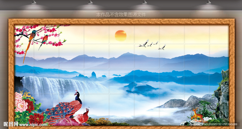 山水画巨幅山水画