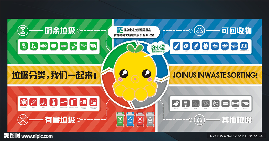 北京垃圾分类海报