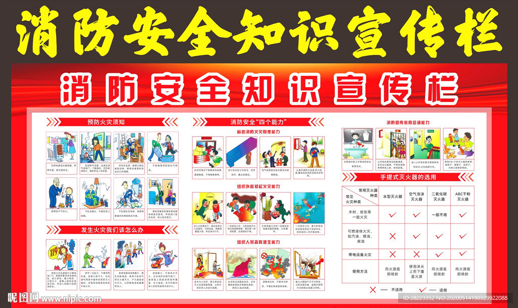 消防展板
