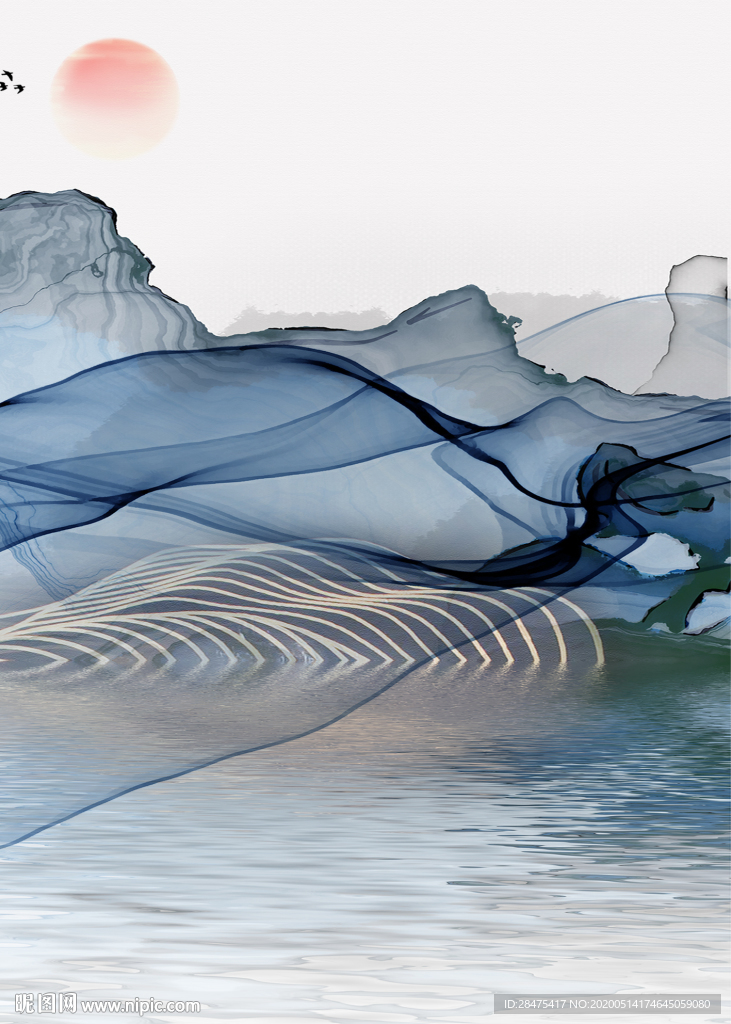 现代 轻奢 简式画 玄关画 背