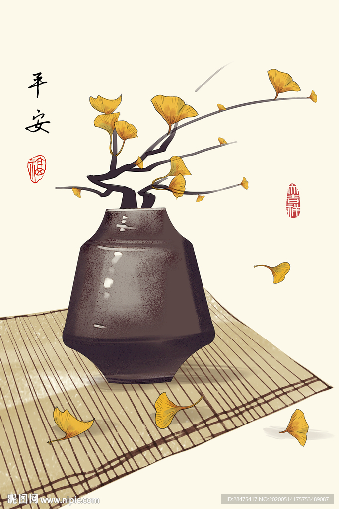 现代轻奢简式画