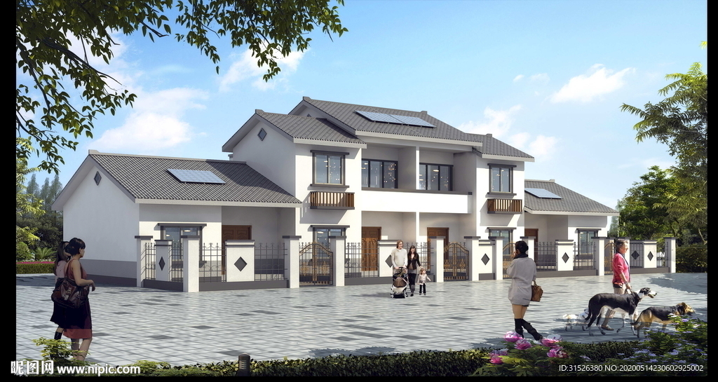 建筑景观PSD
