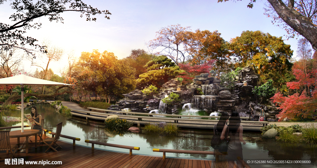建筑景观PSD